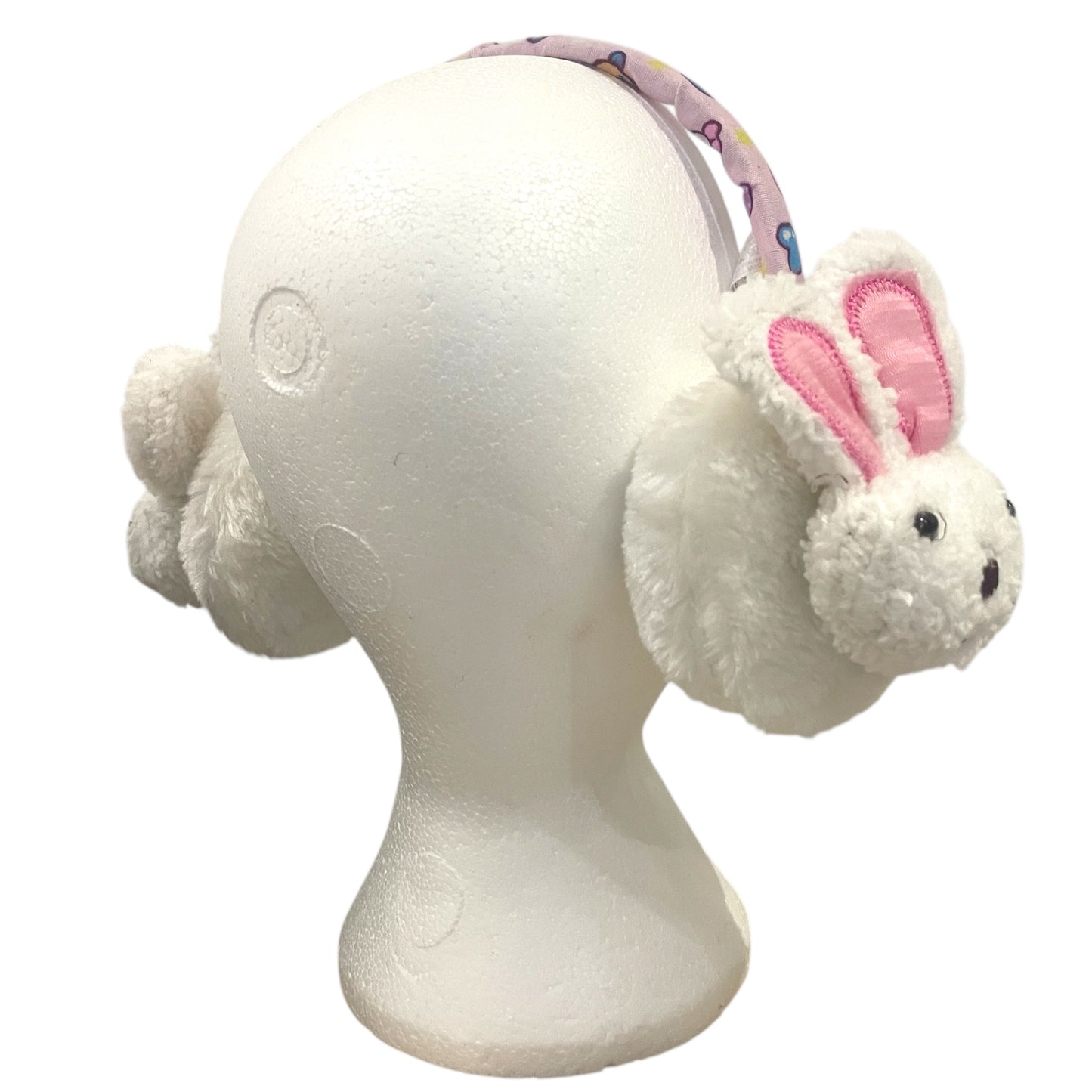 Kids Cute Fluffy Thermal EarMuffs Easter - White Bunny