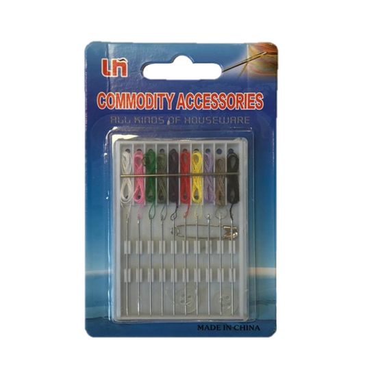 Mini Pocket Sewing Kit Needle and Thread Set 7 x 5 cm 7291