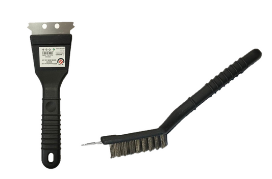 Metal Wire Brush with Handle and Scraper 22 x 6.5 cm 7296