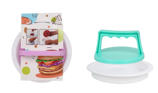Plastic Meat Burger Patties Press 13 cm Assorted Colours 7297