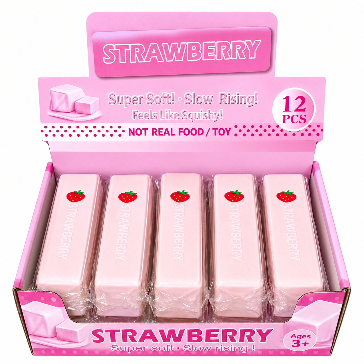 Squishy Scented Strawberry Stick