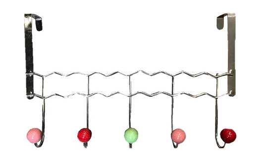 Metal Coat Hook Door Hanger Rack 40 x 25 cm 7301