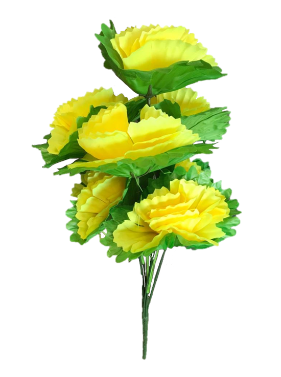 Plastic Artificial Flowers 60 cm Assorted Colours 7321