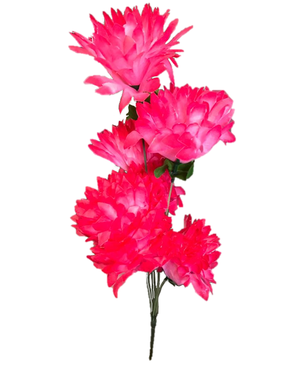 Plastic Artificial Flowers 50 cm Assorted Colours 7323