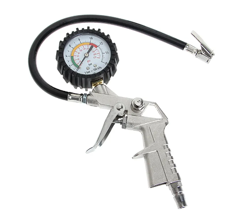 Tire Inflator and Gauge Kit 23 cm 25/D 7364