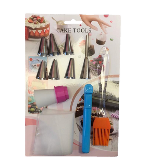 Cake Decorating Piping Bag Tip Brush Set Assorted Piping Tips 7370