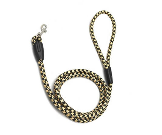 Pet Dog Leash Lead with Metal Hook Clip 8 mm x 1.2 m Assorted Colours 7381