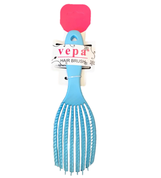 Plastic Hair Brush Comb 23 x 8 cm Assorted Colours 7384