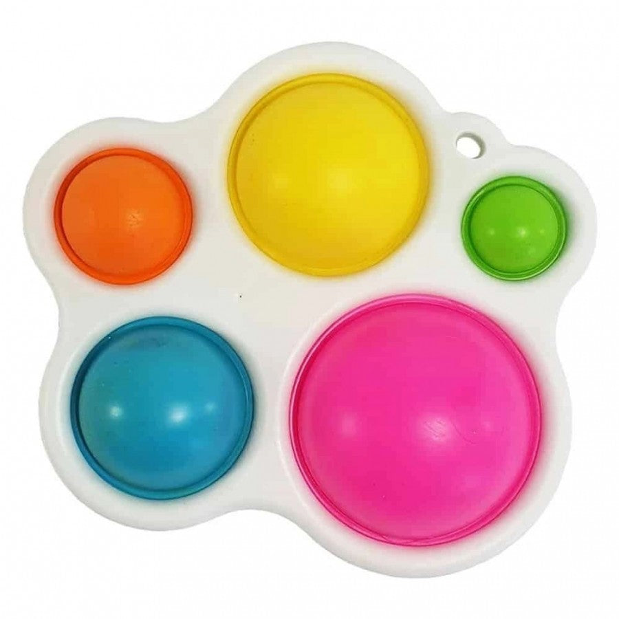 X12 Pcs S002 Giant 5 Bubble Dimple Poppit Large