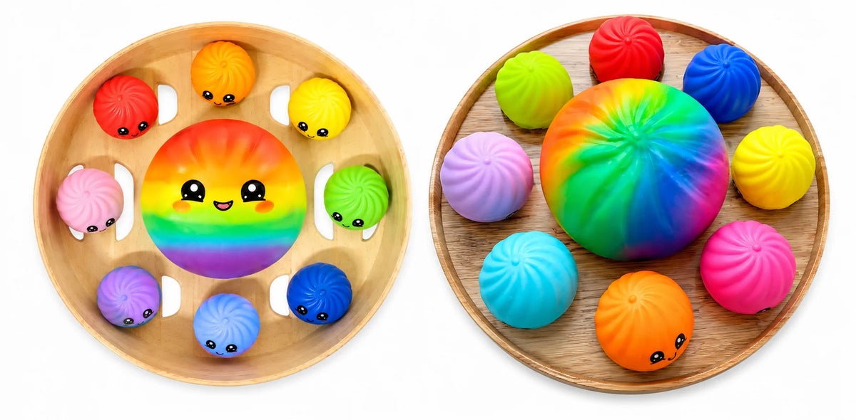 Scrunchems XXL Mega Rainbow Squishy Dumpling Set