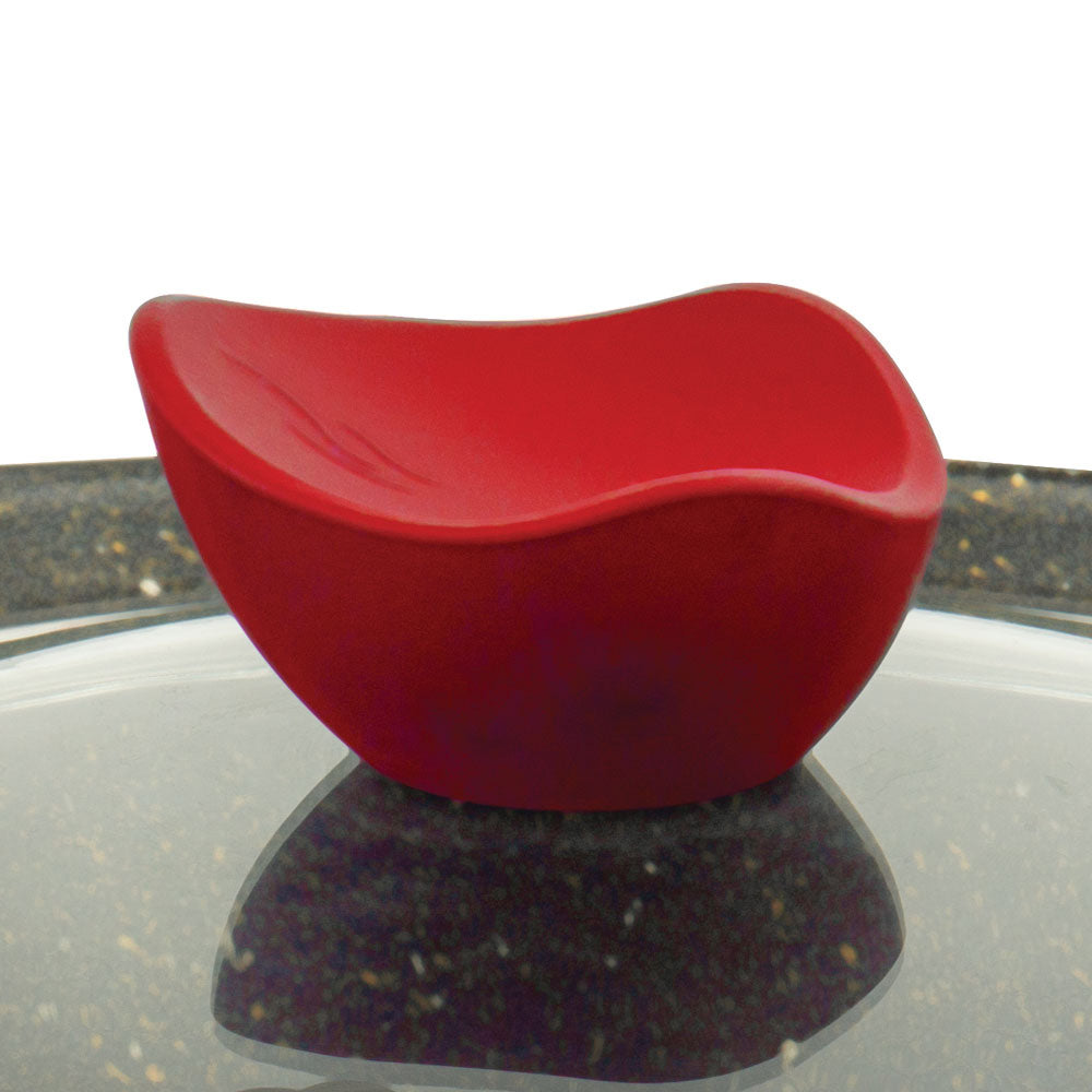 Sq Professional Caia Die Cast Stock Pot Set Of 3 Red