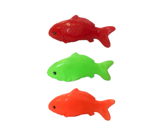 Pet Dog Toy Squeaky Fish 15 cm Assorted Colours 7434