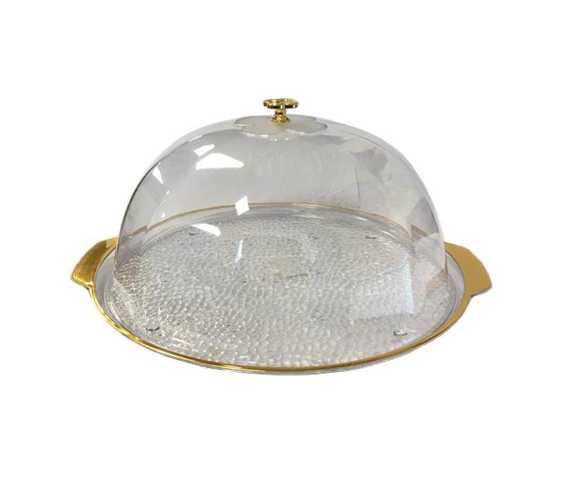 Transparent Plastic Cake Pastry Display Food Storage Dome With Lid