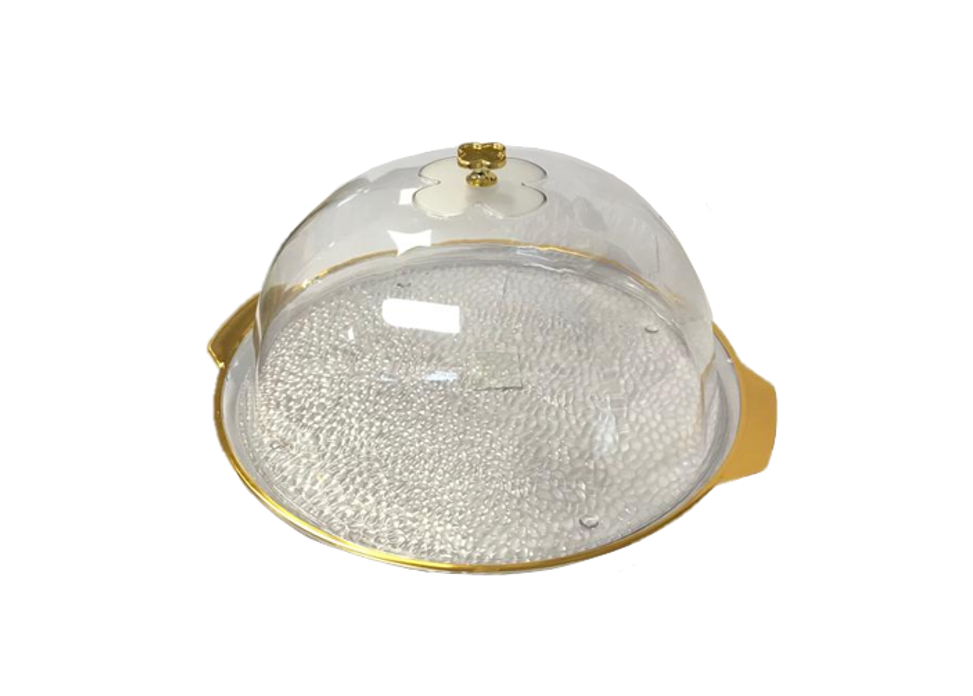 Transparent Plastic Cake Pastry Display Food Storage Dome With Lid
