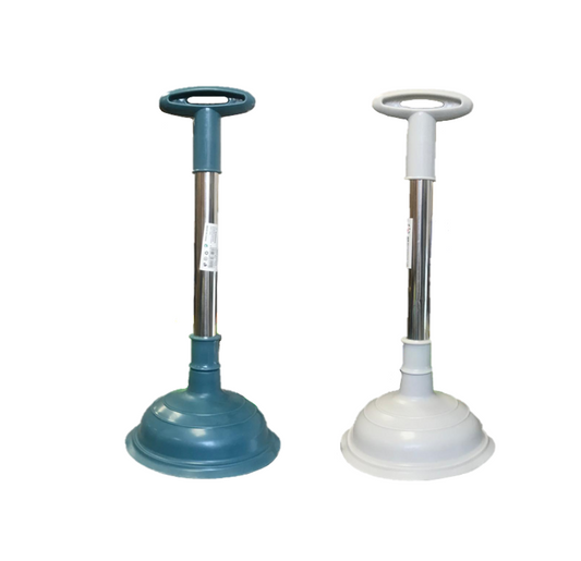 Metal Toilet Plunger 29 cm Assorted Colours 7451