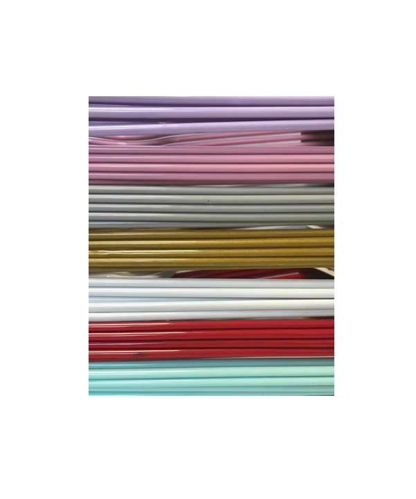 Coated Metal Non Slip Clothes Hanger 40 cm Pack of 5 Assorted Colours 7479