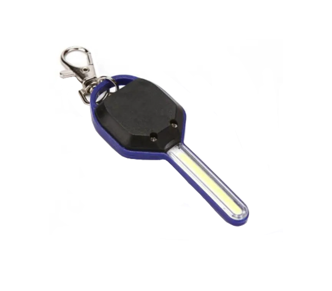 Mini Flashlight Torch Keychain Key Shape 8 cm Assorted Colours 7488