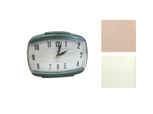 Alarm Clock 11 x 14 x 4.5 cm Assorted Colours 7502