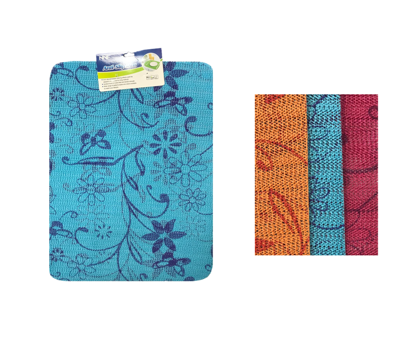 PVC Non Slip Dining Placemat with Floral Print 30 x 40 cm Pack of 2 Assorted Designs 7512