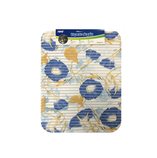 Rectangular Soft Ant-Slip Sink Mat with Printed Design 30 x 40 cm Assorted Designs 7513