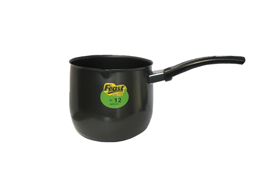 Tea / Coffee / Milk Pot Pan with Handle 11 x 12.9 cm Black 7633
