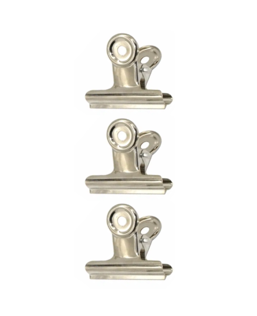 Large Metal Paper Bulldog Binder Clips 5 cm Pack of 3 7635
