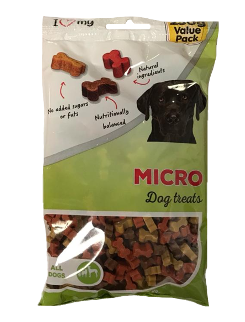 Pet Dog Micro Treats 250g Flow Pack 76407