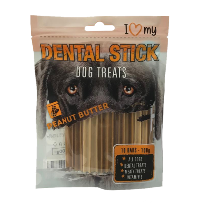 Pet Dog Treats Dental Sticks Peanut Butter 100g 77107