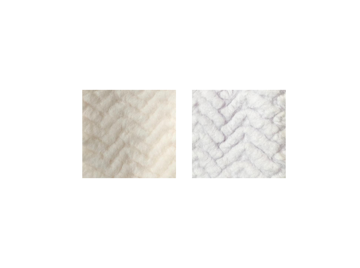 Indoor Fuzzy House Slippers with Chevron Design Assorted Sizes and Colours 7746