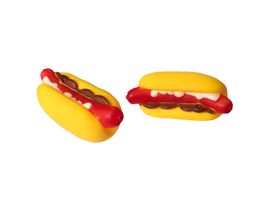Pet Dog Toy Squeaky Sausage Hotdog 10.5 cm 7759