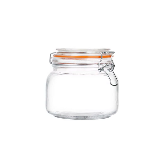 Glass Food Jam Storage Jar Container 11.5 x 11 cm 7765