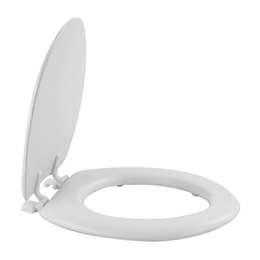White Soft Seat Cushioned Toilet Seat Comfortable Seating Easy Install Home Diy 7800