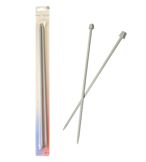 Plastic Knitting Needles 6Mm Pack Of 2