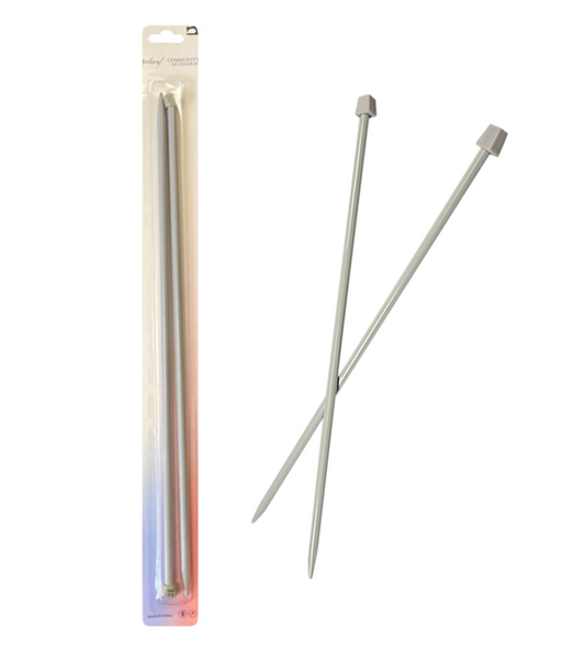 Plastic Knitting Needles Pack Of 2