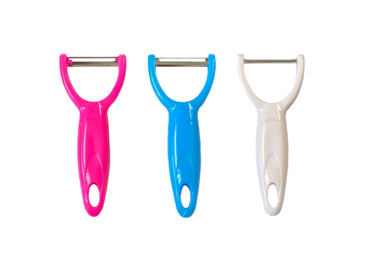 Plastic Kitchen Vegetable Peeler Assorted Colours