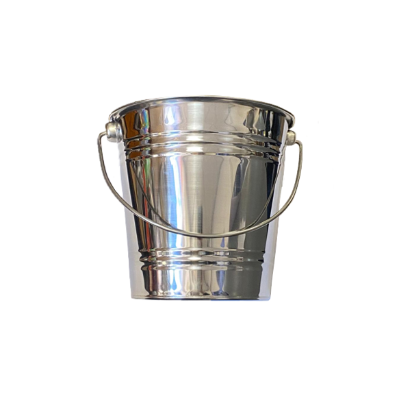 Metal Champagne Wine Cooler Ice Bucket With Handle 3L / 18Cm