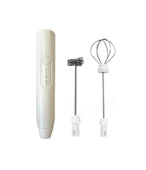 Electric Cappuccino Coffee Milk Frother Whisk Usb Rechargeable