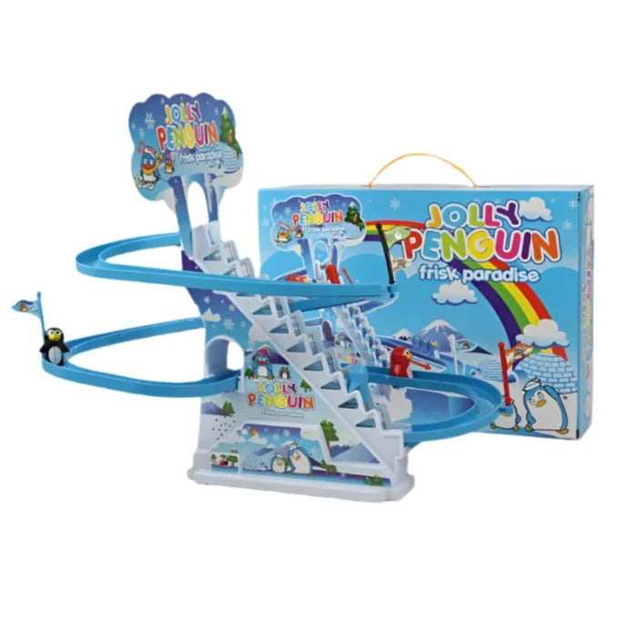 Jolly Penguins Climb & Slide Playset