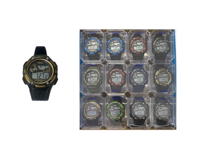 Xinjia Water Resistant Plastic Digital Sports Watch Cf425D Assorted Colours