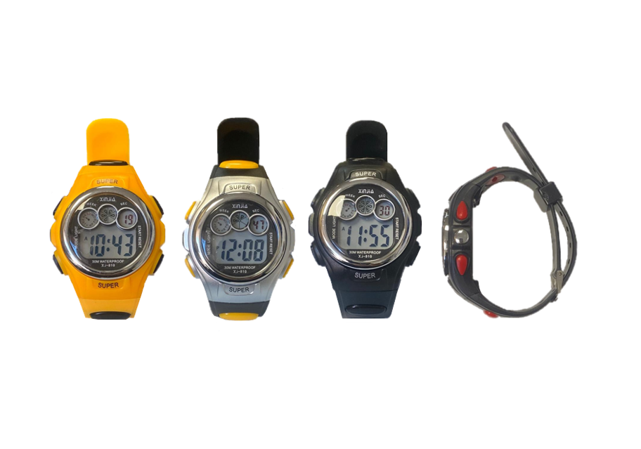 Xinjia Water Resistant Plastic Digital Watch Xj810 Assorted Colours