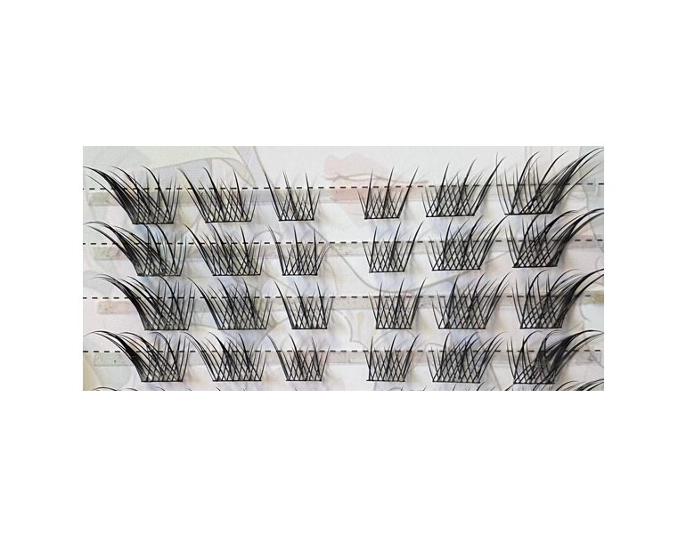 Aoyasiyue Fake False Individual Manga Style Cluster Eyelash Pieces