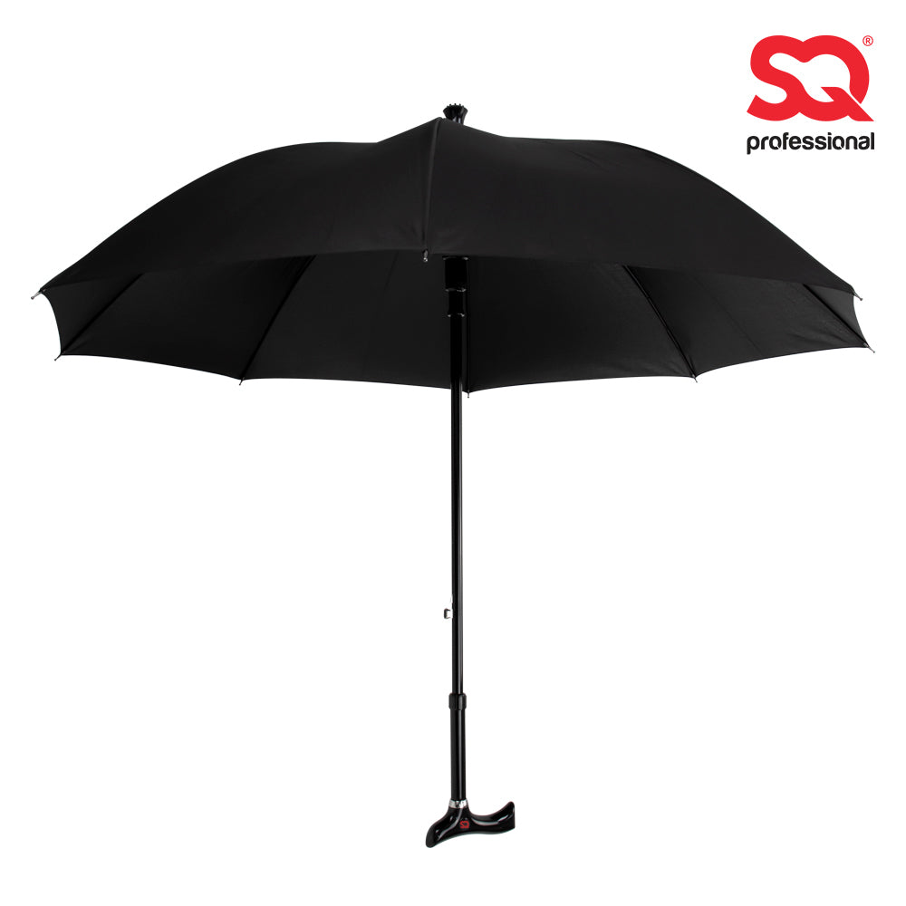 Walking Stick Cane Umbrella Black