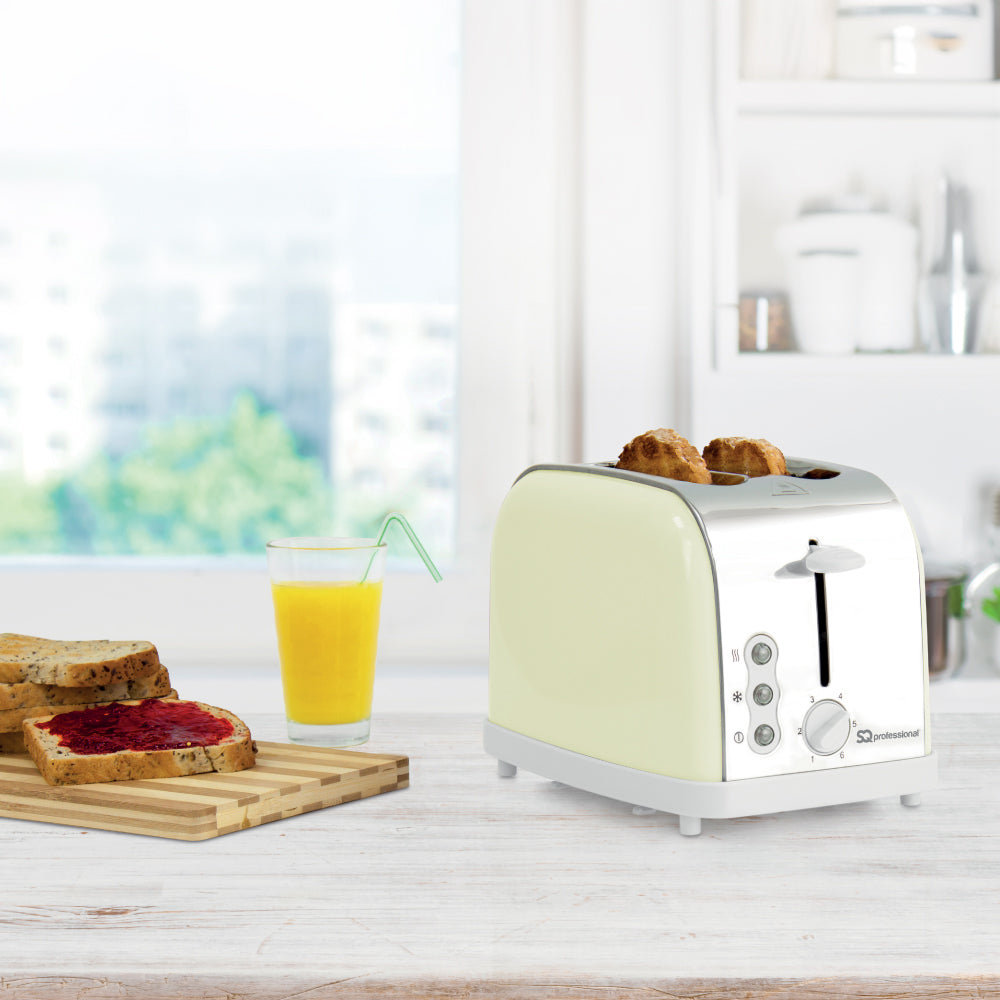 SQ Professional Dainty 2 Slice Toaster 900W Chantilly 7927