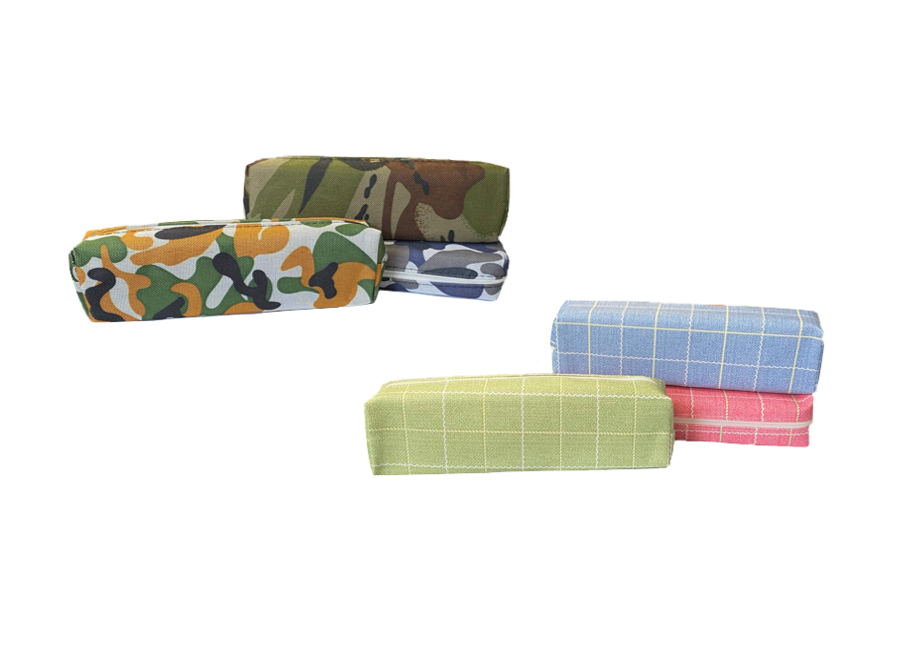 Stationery Pencil Case 19.5 X 5 X 4Cm Assorted Designs And Colours