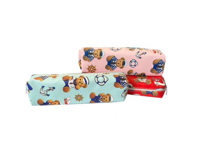 Stationery Pencil Case 19.5 X 5 X 4Cm Assorted Designs And Colours
