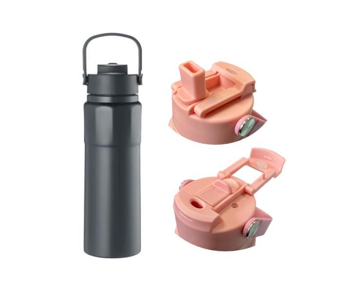 Stainless Steel Water Drinking Travel Thermos Flask Tumbler With Handle 750Ml Assorted Colours