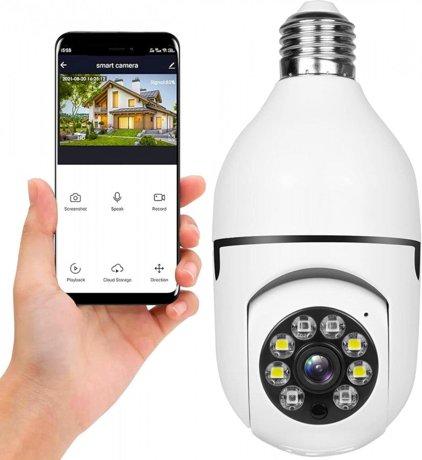 Light Bulb Security Camera 1080P