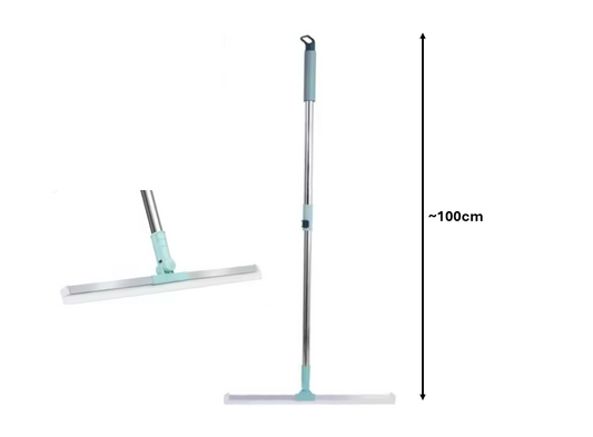 E x tendable Swivel Head Window Wiper Bathroom Squeegee With Foam Handle
