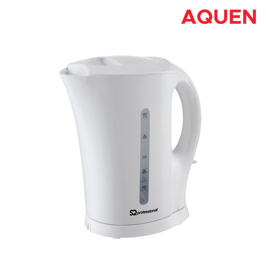 Sq Professional Aquen Plastic Kettle 1.7 Litre 2200W White