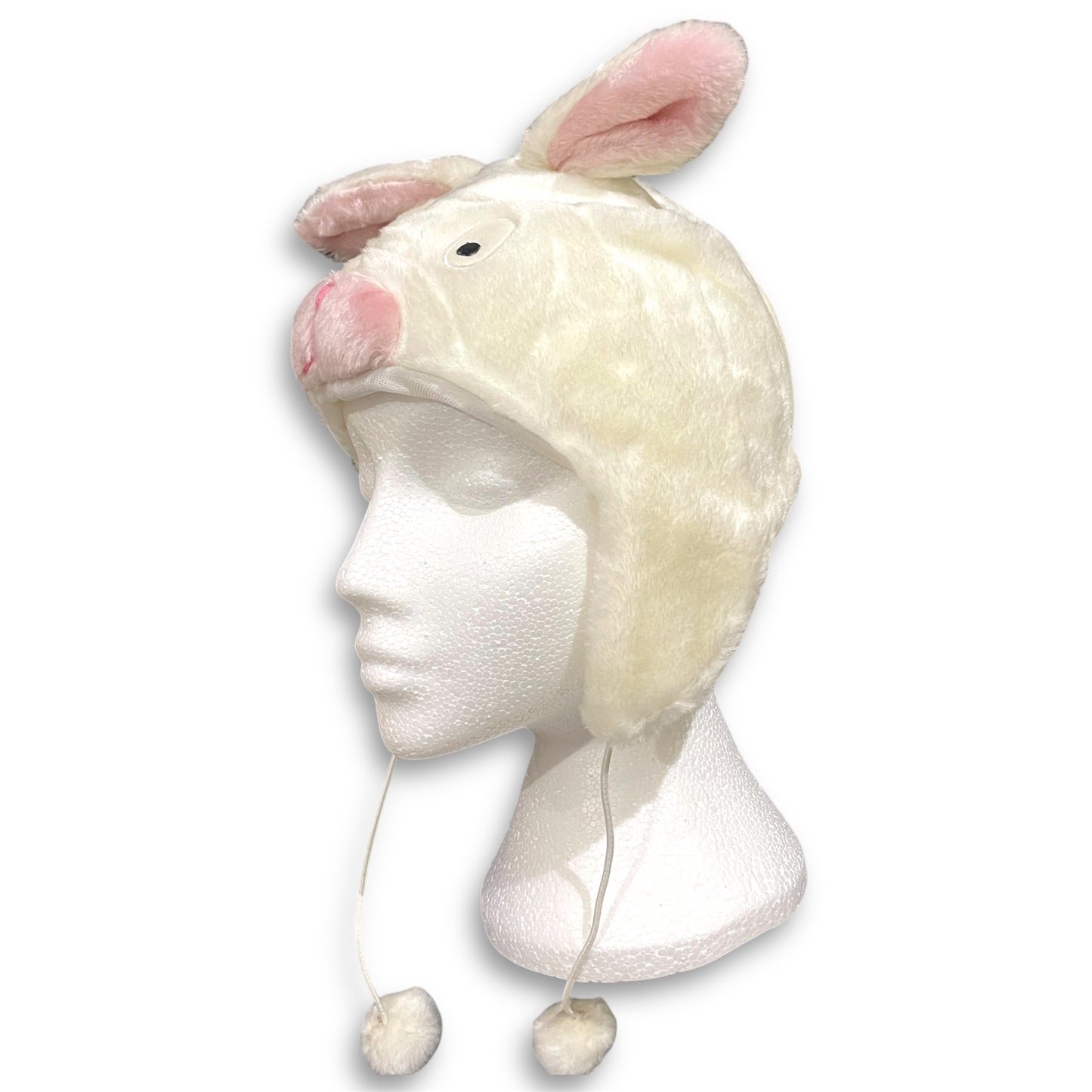 Kids Soft Hat & Mittens Set Cuddly Creatures - White Bunny